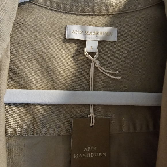 Ann Mashburn Button Down Long Sleeve T-Shirt Dress Small - Picture 7 of 8